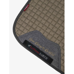Tapis de selle LeMieux Earth Dressage Square Moss Marron