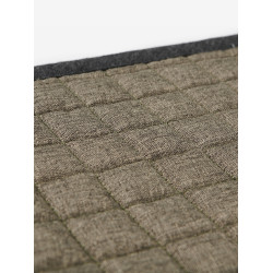 Tapis de selle LeMieux Earth Dressage Square Moss Marron