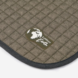 Tapis de selle LeMieux Earth Dressage Square Moss Marron