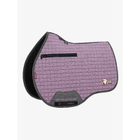 Tapis de selle LeMieux Earth GP Square Chardon Violet Tapis de selle LeMieux Earth GP Square Chardon Violet