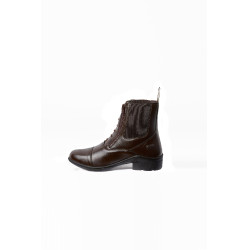 Boots Horze cuir Horze Kingston double fermeture éclair femme Marron café Boots Horze cuir Horze Kingston double fermeture éclair femme Marron café