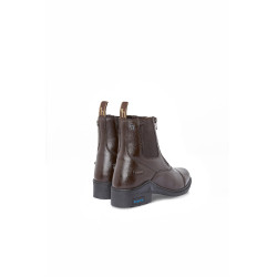 Boots Horze cuir Horze Kingston double fermeture éclair femme Marron café Boots Horze cuir Horze Kingston double fermeture éclair femme Marron café