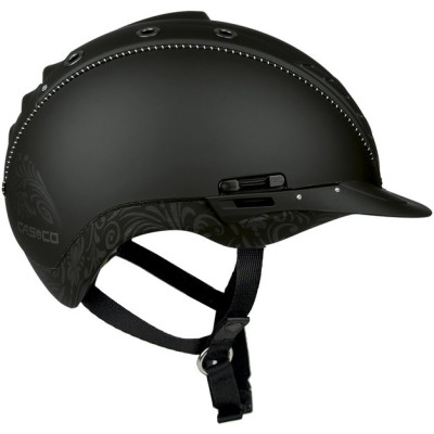 Casque Casco Mistrall 2 Noir mat / décor floral