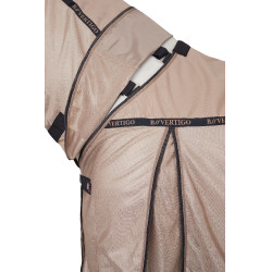 Couverture anti-mouches Combo B Vertigo avec couvre-cou amovible et protection UV Biscuit au gingembre Beige