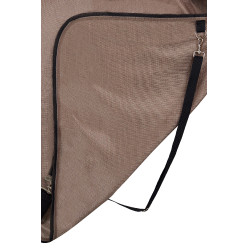 Couverture anti-mouches Combo B Vertigo avec couvre-cou amovible et protection UV Biscuit au gingembre Beige