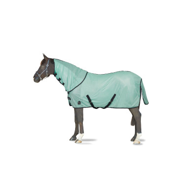 Couverture anti-mouches Horze Paso Fino avec couvre-cou amovible et protection UV Couverture anti-mouches Horze Paso Fino avec couvre-cou amovible et protection UV