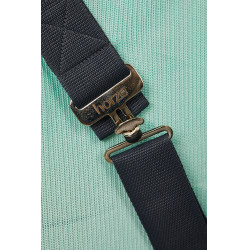 Couverture anti-mouches Horze Paso Fino avec couvre-cou amovible et protection UV Vert ruisseau