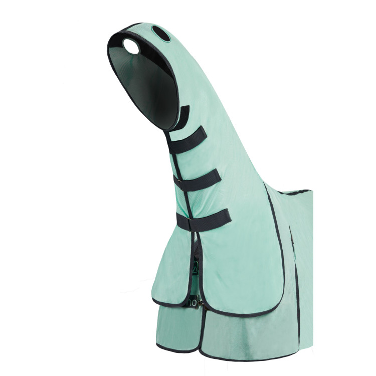 Couverture anti-mouches Horze Paso Fino avec couvre-cou et protection UV Couverture anti-mouches Horze Paso Fino avec couvre-cou et protection UV