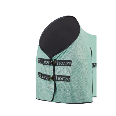Couverture anti-mouches Horze Paso Fino avec protection UV Vert ruisseau