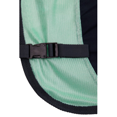 Couverture anti-mouches pour monter à cheval Horze Paso Fino avec couvre-cou amovible et protection UV Couverture anti-mouches pour monter à cheval Horze Paso Fino avec couvre-cou amovible et protection UV