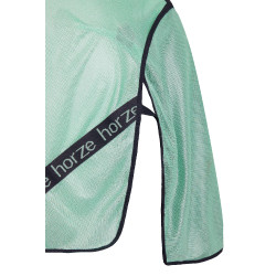 Couverture anti-mouches pour monter à cheval Horze Paso Fino avec couvre-cou amovible et protection UV Vert ruisseau