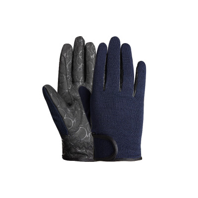 Gants d'équitation d'hiver Horze Ava enfant Marine foncé