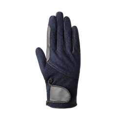 Gants d'équitation été Horze Leni femme Marine foncé Bleu Gants d'équitation été Horze Leni femme Marine foncé Bleu