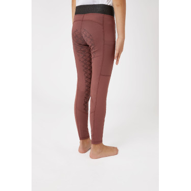Legging d'équitation silicone Horze Leighton Ado fond intégral avec doublure chaude Legging d'équitation silicone Horze Leighton Ado fond intégral avec doublure chaude