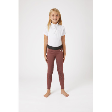 Legging d'équitation silicone Horze Leighton Ado fond intégral avec doublure chaude Legging d'équitation silicone Horze Leighton Ado fond intégral avec doublure chaude