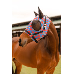 Masque anti-mouches Horze élastique à enfiler Rouge Masque anti-mouches Horze élastique à enfiler Rouge