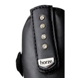Mini-chaps Horze Portland enfant à lanière Noir