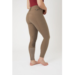 Pantalon d'équitation basanes Grip Horze Grand Prix Pro femme Marron gris fer Pantalon d'équitation basanes Grip Horze Grand Prix Pro femme Marron gris fer