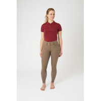 Pantalon d'équitation basanes Grip Horze Grand Prix Pro femme Marron gris fer Pantalon d'équitation basanes Grip Horze Grand Prix Pro femme Marron gris fer