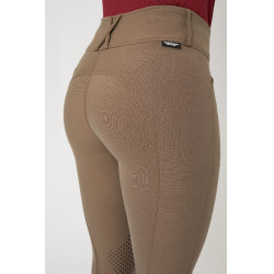 Pantalon d'équitation basanes Grip Horze Grand Prix Pro femme Marron gris fer Pantalon d'équitation basanes Grip Horze Grand Prix Pro femme Marron gris fer