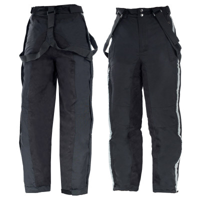 Pantalon d'équitation d'hiver Horze WinterRider enfant Noir