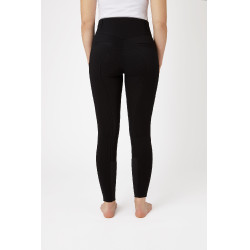 Pantalon d'équitation fond intégral grip toutes saisons Horze Mira Noir