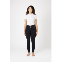 Pantalon fond intégral grip toutes saisons Horze Mira Marine foncé Bleu Pantalon fond intégral grip toutes saisons Horze Mira Marine foncé Bleu