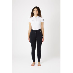 Pantalon fond intégral grip toutes saisons Horze Mira Marine foncé Bleu Pantalon fond intégral grip toutes saisons Horze Mira Marine foncé Bleu