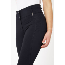 Pantalon fond intégral grip toutes saisons Horze Mira Marine foncé Bleu Pantalon fond intégral grip toutes saisons Horze Mira Marine foncé Bleu