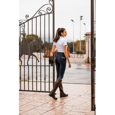 Pantalon d'équitation fond intégral Meghan B Vertigo taille haute femme Pantalon d'équitation fond intégral Meghan B Vertigo taille haute femme
