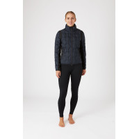Veste d'équitation doudoune Horze Shelly femme Marine foncé Bleu