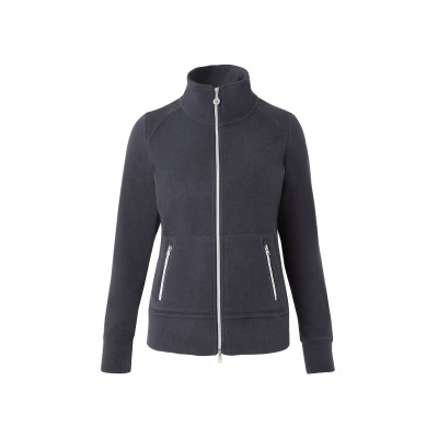 Veste d'équitation polaire Horze Ellie femme Marine foncé