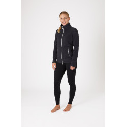 Veste d'équitation polaire Horze Ellie femme Marine foncé Bleu