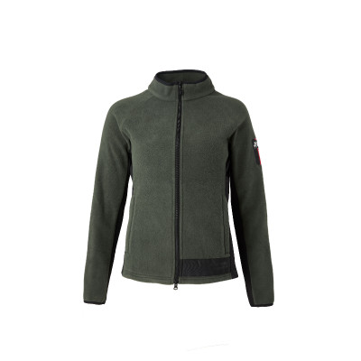 Veste d'équitation polaire stretch B Vertigo Cleo femme Vert lierre