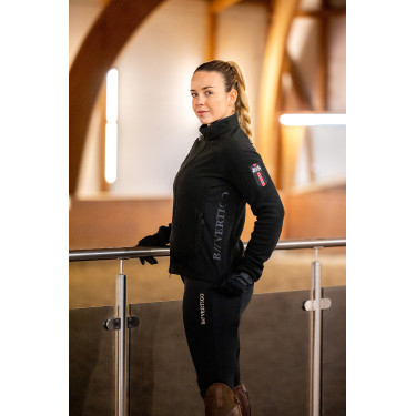 Veste d'équitation polaire stretch B Vertigo Cleo femme Noir