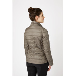 Doudoune Horze Natalie manches amovibles femme Marron morille Doudoune Horze Natalie manches amovibles femme Marron morille