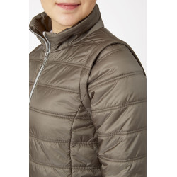 Doudoune Horze Natalie manches amovibles femme Marron morille Doudoune Horze Natalie manches amovibles femme Marron morille