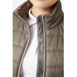 Doudoune Horze Natalie manches amovibles femme Marron morille Doudoune Horze Natalie manches amovibles femme Marron morille