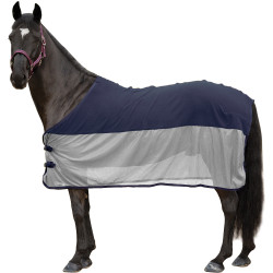 Chemise séchante sweat / filet Canter Marine / argent Chemise séchante sweat / filet Canter Marine / argent