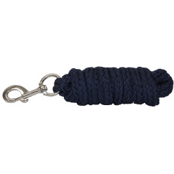 Longe tressée unie boucle blanche Canter Longe tressée unie boucle blanche Canter