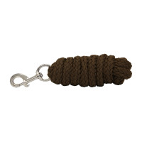 Longe tressée unie boucle blanche Canter - Equi-Clic