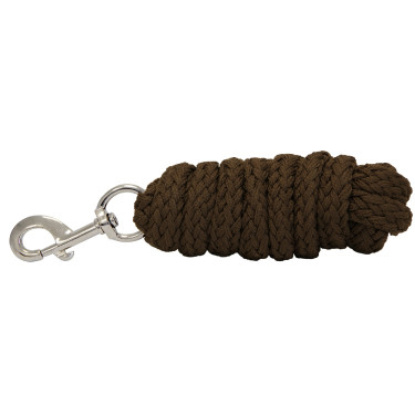 Longe tressée unie boucle blanche Canter Longe tressée unie boucle blanche Canter