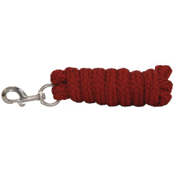 Longe tressée unie boucle blanche Canter Longe tressée unie boucle blanche Canter
