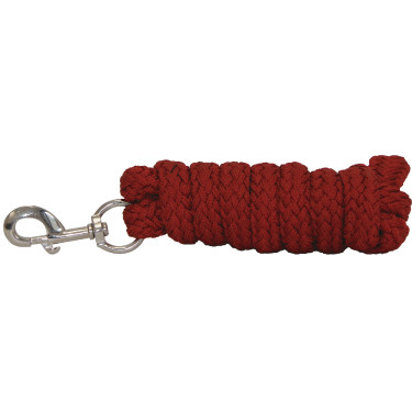 Longe tressée unie boucle blanche Canter Longe tressée unie boucle blanche Canter