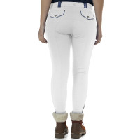 Pantalon Flags & Cup Orillia femme Blanc
