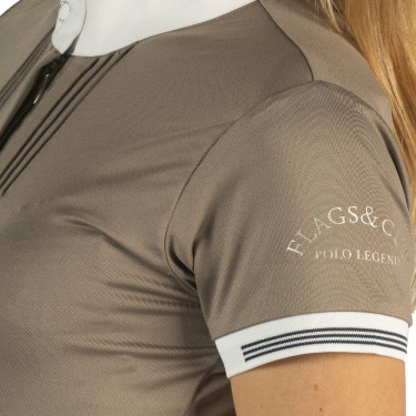 Polo Kavala femme manches courtes Flags & Cup Polo Kavala femme manches courtes Flags & Cup
