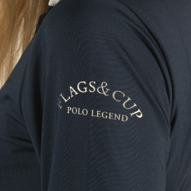 Polo Kavala femme manches longues Flags & Cup Polo Kavala femme manches longues Flags & Cup