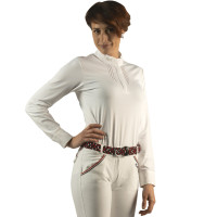 Polo Kavala femme manches longues Flags & Cup Blanc Polo Kavala femme manches longues Flags & Cup Blanc