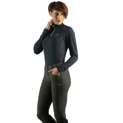 Pantalon Flags & Cup Pampelone femme Bleu marine