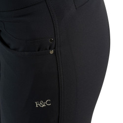 Pantalon Flags & Cup Pampelone femme Bleu marine